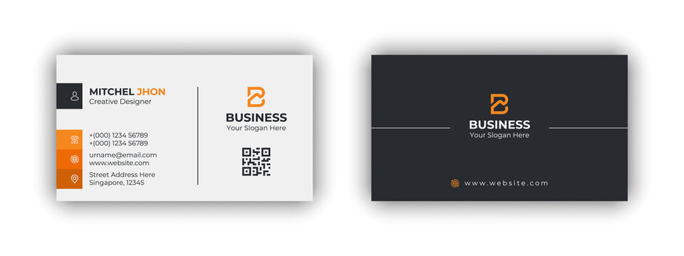 Business card template / easy to edit