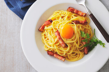 スパゲッティカルボナーラ　Spaghetti Carbonara
