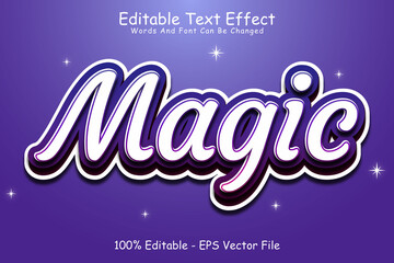 Magic editable Text effect 3 Dimension Emboss modern style