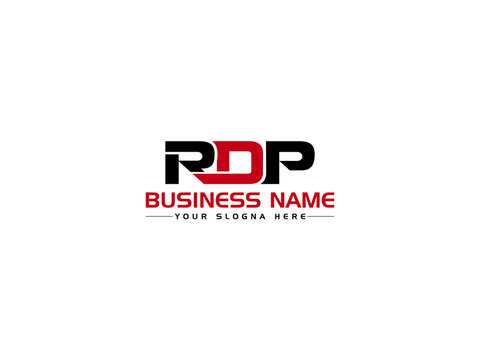 Modern RDP Logo Letter Vector Icon, Creative RD Logo Icon Design For Any Type Of Business