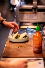 Meal preparation in restaurant