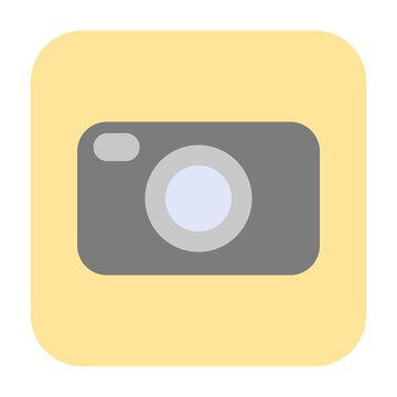 Simple camera icons, photos and recordings