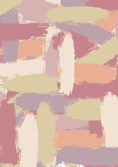 abstract brushed warmed pastels color background