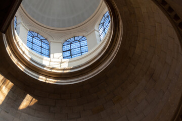 interior of a french church
