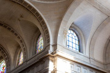 Obraz premium interior of a french church