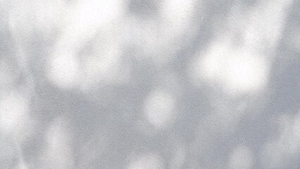 Abstract leaves gray shadow background with light bokeh, Abstract gray shadow background of natural leaves tree branch falling on white wall and wallpaper texture