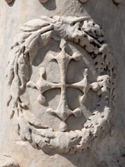 Pisan or Occitan Cross, symbol of the medieval Republic of Pisa