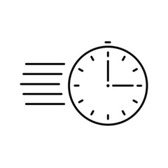 Black line icon for Quick Icon