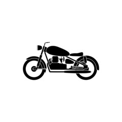 vintage motorbike icon vektor illustration design