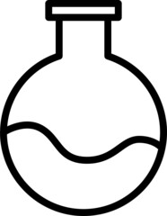 Test tube outline icon