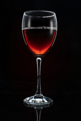 glass of red wine