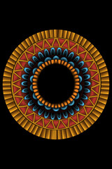 Ornament mandala vector illustration