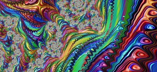 Colorful and digitally generated background.