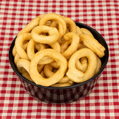 italian typical food, Taralli pugliesi classici.