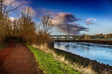 Maze Park, Stockton-on-Tees, north east England, UK
