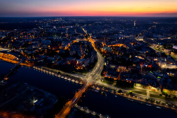 Fototapeta premium view of the city