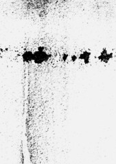 Dust distress grunge abstract background vector. Rough grain dirt texture art effect. Ink brush splash pattern. Extreme scratch surface wallpaper. Dirty paint drop stain wall backdrop illustration.