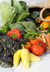 Fresh Colorful Vegetables from the Market