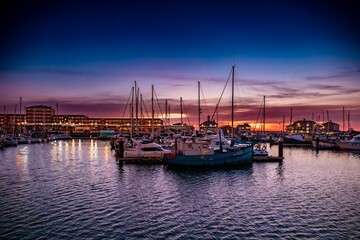 Hartlepool Marina, north east England, UK