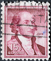 UNITED STATES - CIRCA 1958: a postage stamp from the United States , showing a portrait of the...