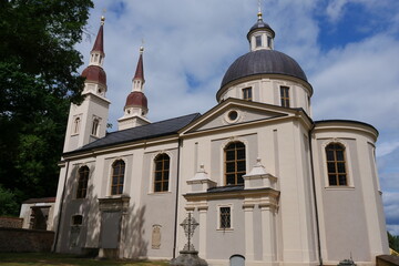 Fototapeta na wymiar Kirche im Kloster Neuzelle