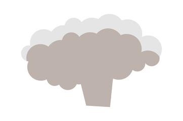 Puff of smoke. Vector illustration