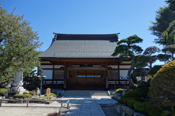 Fototapeta premium 天桂寺 本堂 群馬県 沼田市