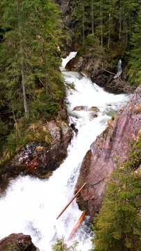 waterfall on the way to Morskie oko