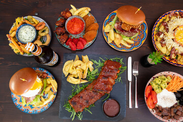 meat with vegetables