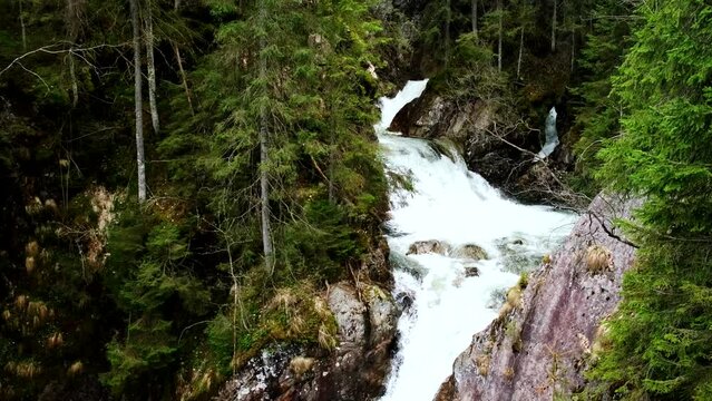waterfall on the way to Morskie oko