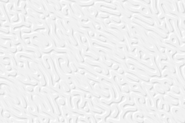 The random arrangement of rounded organic lines creates a maze effect. Geometric texture background in the Neumorphism style