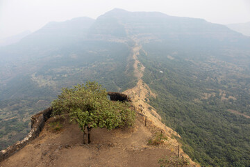 Tikona Fort, Vitandgad, Kamshet, Pune, Maharashtra, India