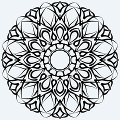 luxury mandala arabesque Vector indian mandala decoration round ornament circular pattern alpona