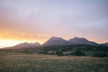 Obraz premium Sunrise in mountains