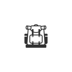 Backpack line icon. linear style sign for mobile concept and web design. Backpack outline vector icon. Symbol, logo illustration. Vector graphic