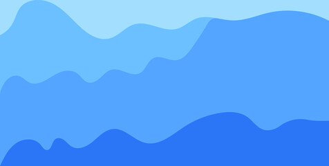 Trendy simple color gradient abstract background with dynamic wave line effect. paper cut shapes. Colorful carving art. Papercraft landscape