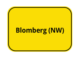 Ortseingangsschild - Blomberg NW