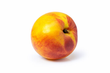 peach isolated on white background