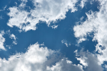 Soft clouds in the sky
