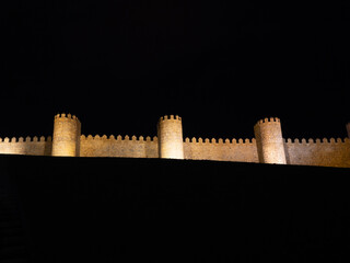 The wall of Ávila, a UNESCO World Heritage Site, is a Romanesque military fence that surrounds the old town of the Spanish city of Ávila.