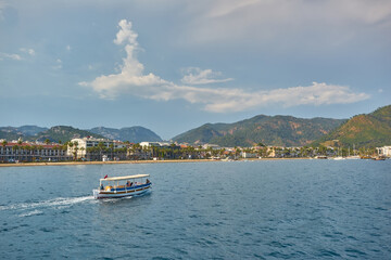 Obraz premium Marmaris Marina view in Turkey