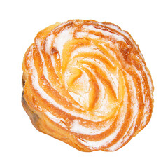 Fototapeta premium Cheese cake muffin isolated on the white background