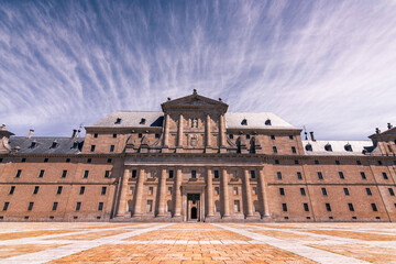 Monastery of El Escorial, Place full of mysteries and history, San Lorenzo del Escorial, Madrid.