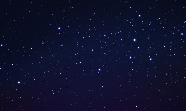 Fototapeta Space background with shining stars. Starry night with shiny stars in the gradient sky. Magic color galaxy. Star universe background. Milky way galaxy in the infinity space.