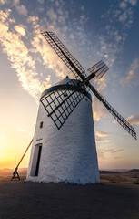 Windmills at Manchegos de Consuegra, Toledo.