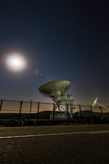 the call, Satellite Tracking Station with five large satellite dishes, Gandullas, Madrid