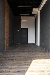 Blank walls in empty loft style industrial office