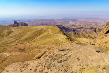 Desert mountain landscape, near Petra