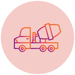 Cement Truck Icon