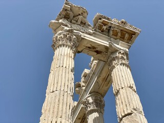 Ruins of the ancient city of Pergamon, Turkey